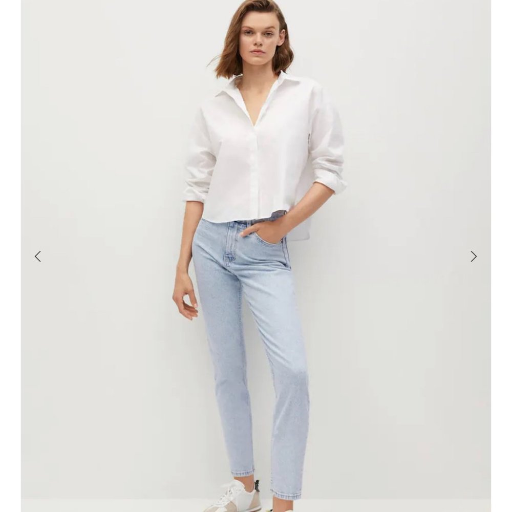 Mom elastic jeans